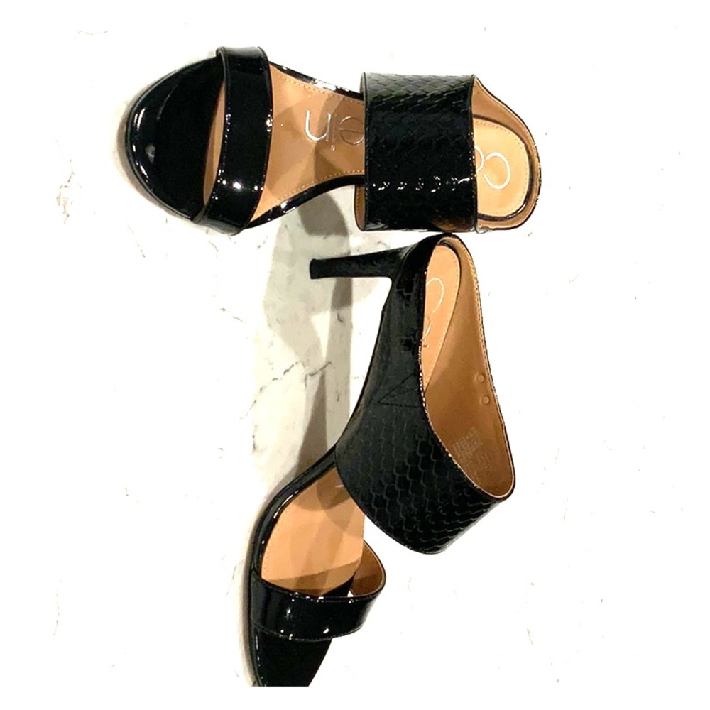 Calvin Klein Black Strappy Heels